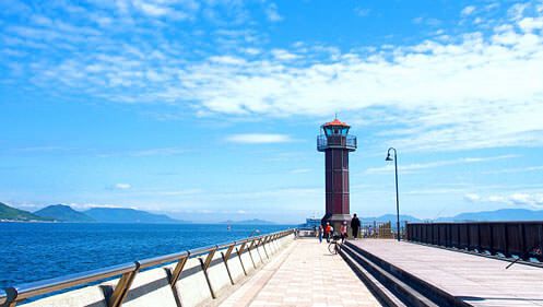 photo：Setoshirube (Red lighthouse)