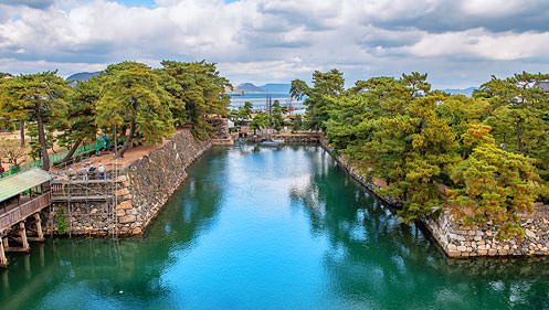 photo：The Ruin of Takamatsu Castle / Tamamo Park